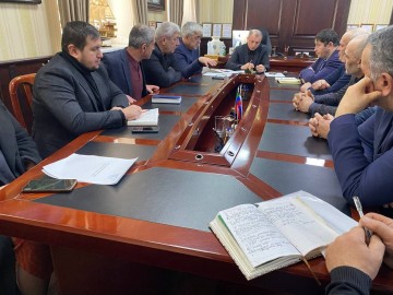 8 февраля в здании администрации МО "Агульский район" прошло очередное  совещание оргкомитета под пр