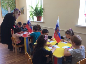 В МО «Агульский район» прошли мероприятия, посвященные Дню Государственного флага РФ