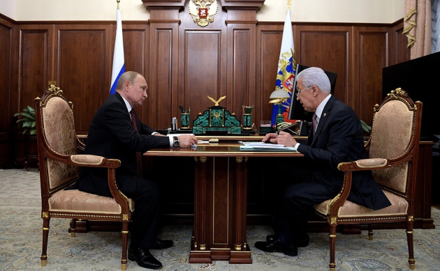 Владимир Васильев встретился с Президентом России Владимиром Путиным